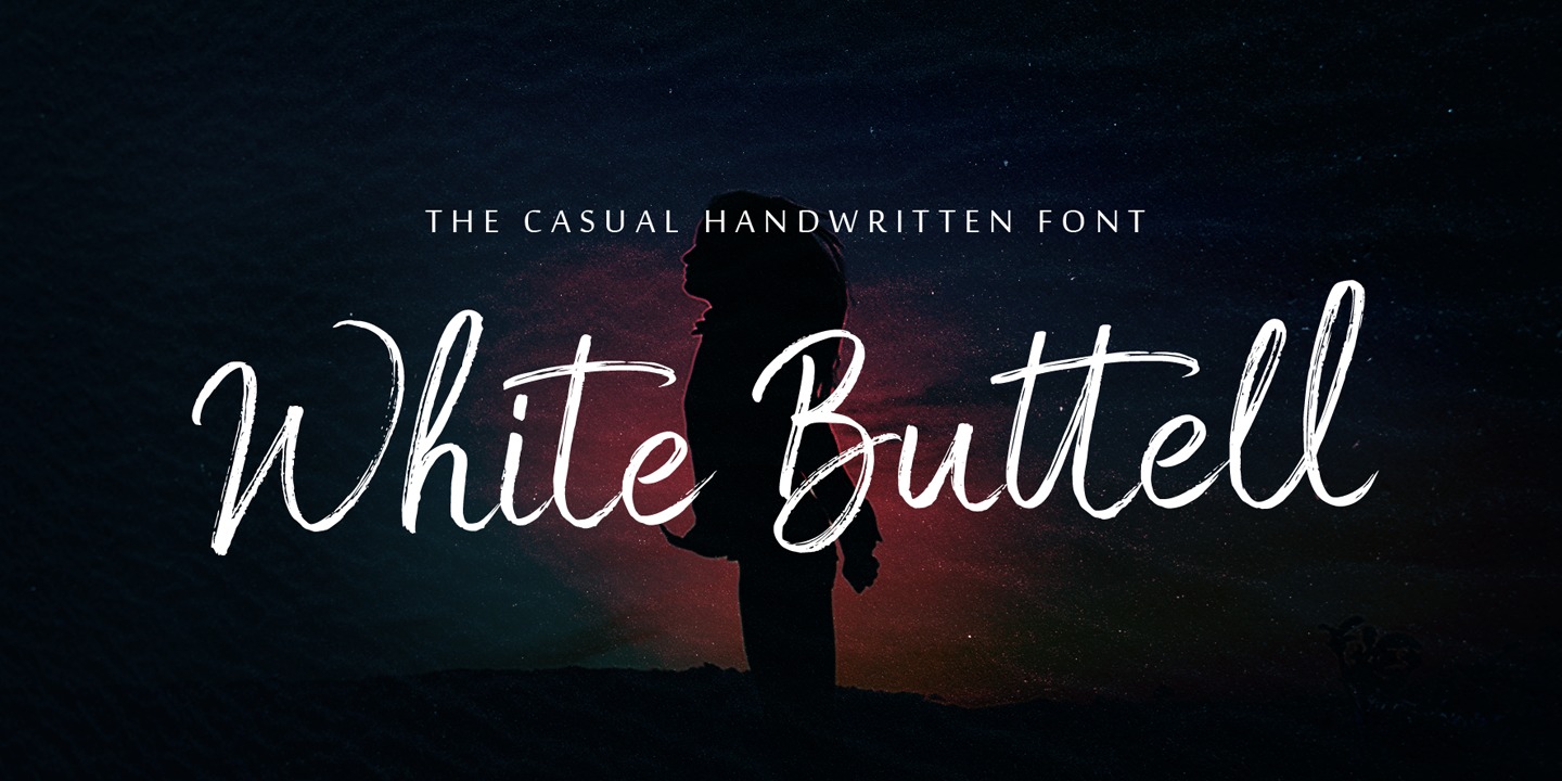 Example font White Buttell #1